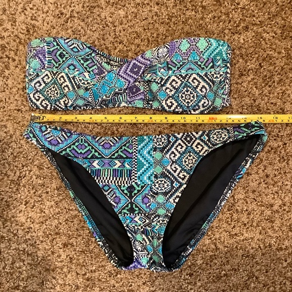 Mossimo 2pc strapless bikini M/L - Picture 2 of 7